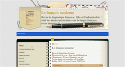 Desktop Screenshot of le-francais-moderne.com